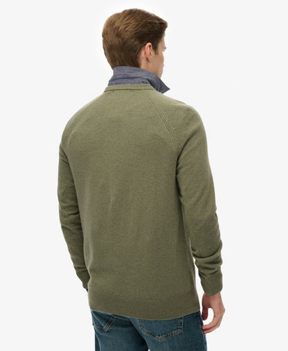 Wool Blend Jumper | Light Sage