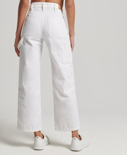 High Rise Carpenter Pants | Ecru 30