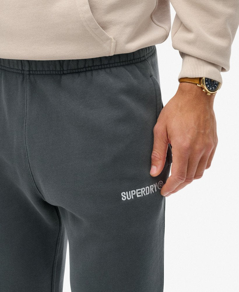 Micro Logo Graphic Jogger | Ebony