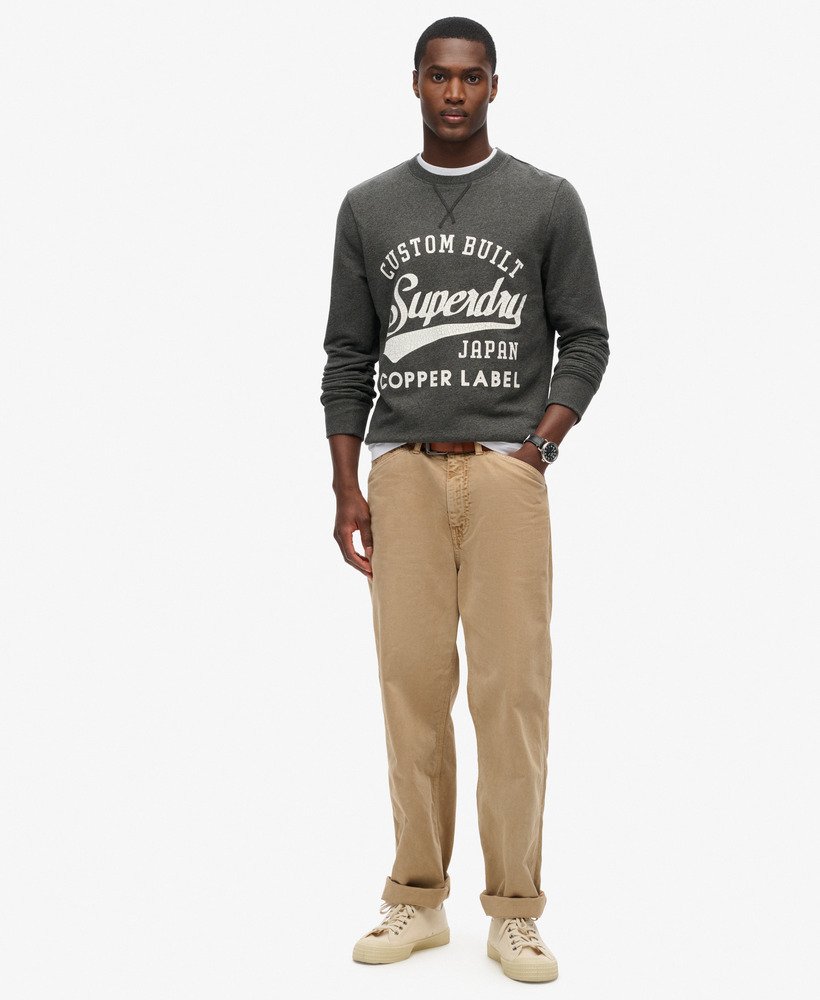 Copper Label Graphic Crew | Surplus Gravel Grey Grit