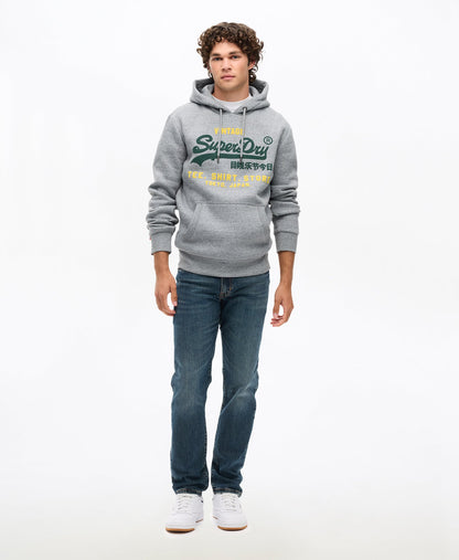Vintage Logo Relaxed Hoodie | Flint Grey Grit