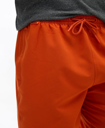 Essential 17'' Swim Short | Denim Co Rust Orange