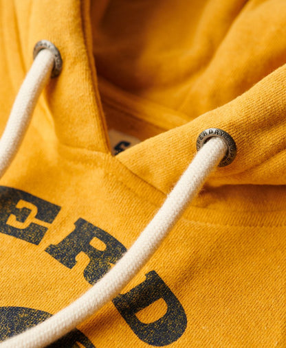 Lo-Fi Outdoor Graphic Hoodie | Mustard Yellow Marle