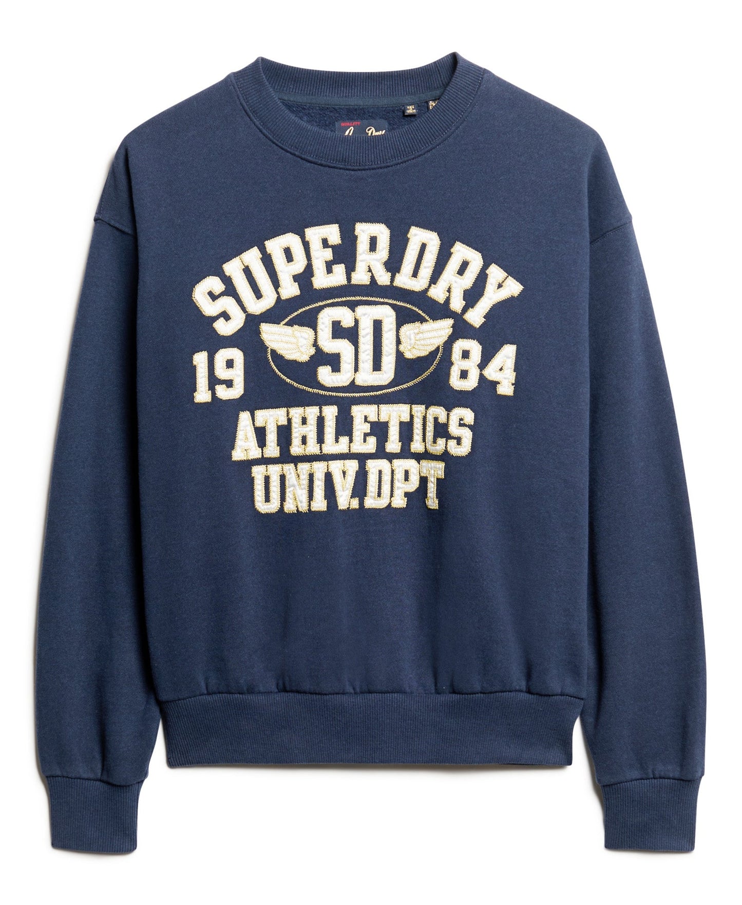 College Script Loose Sweat | Deep Indigo Navy Marle