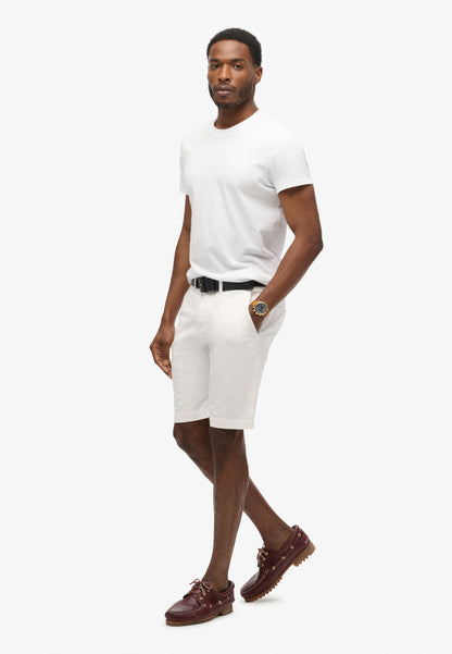 Vintage Slim Fit Chino Short | Optic