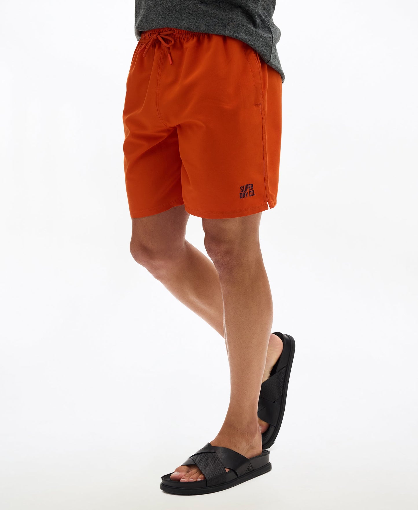 Essential 17'' Swim Short | Denim Co Rust Orange