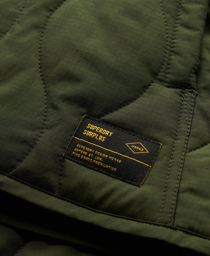Surplus Quilted Liner Slim Fit Jacket | Surplus Goods Olive Green
