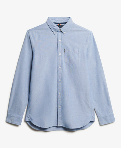 Essentials Oxford Shirt | Azure Blue Chambray Oxford