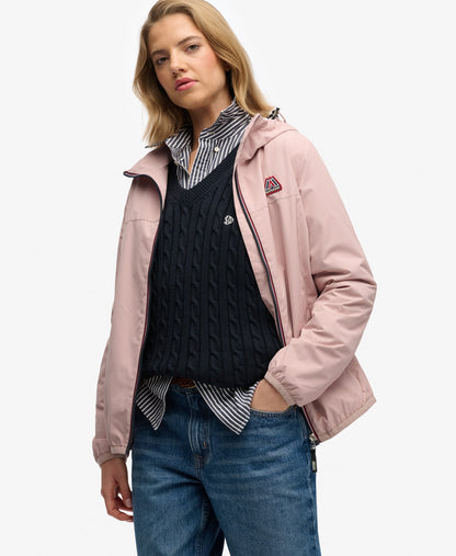 Essential Tri Windbreaker Jacket | Adobe Rose