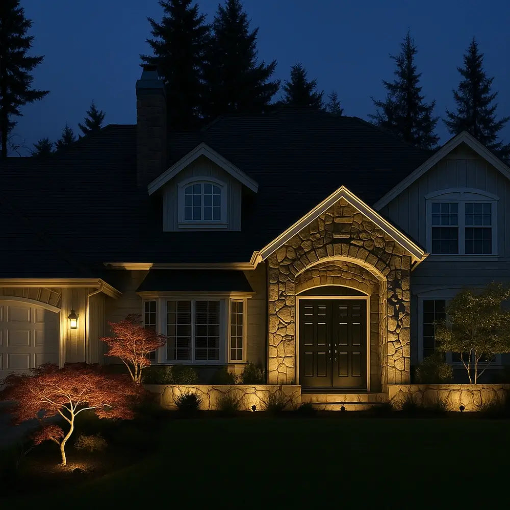 Solar Powered Landscape Spotlight
