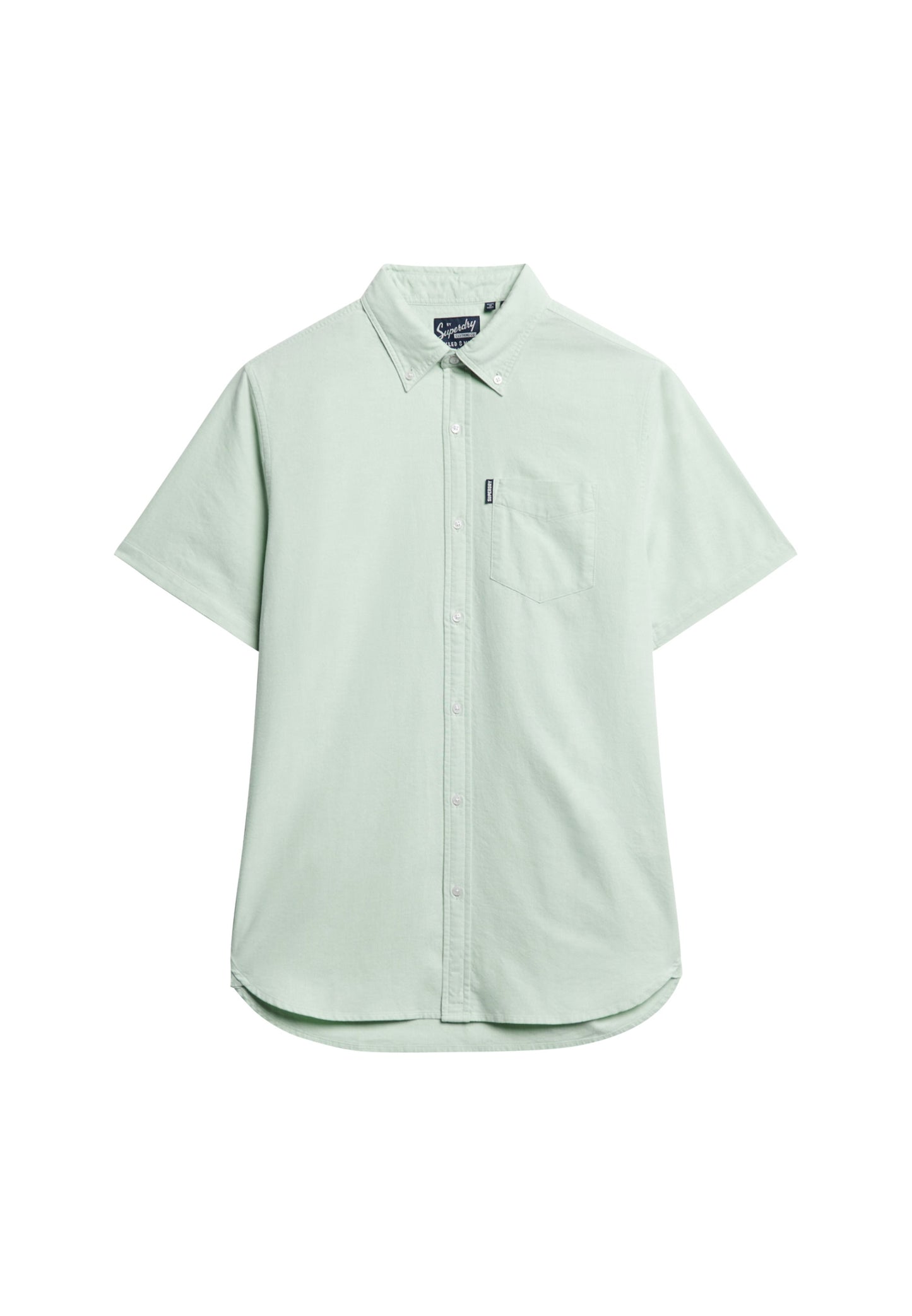 Vintage Oxford Short Sleeve Shirt | Light Green