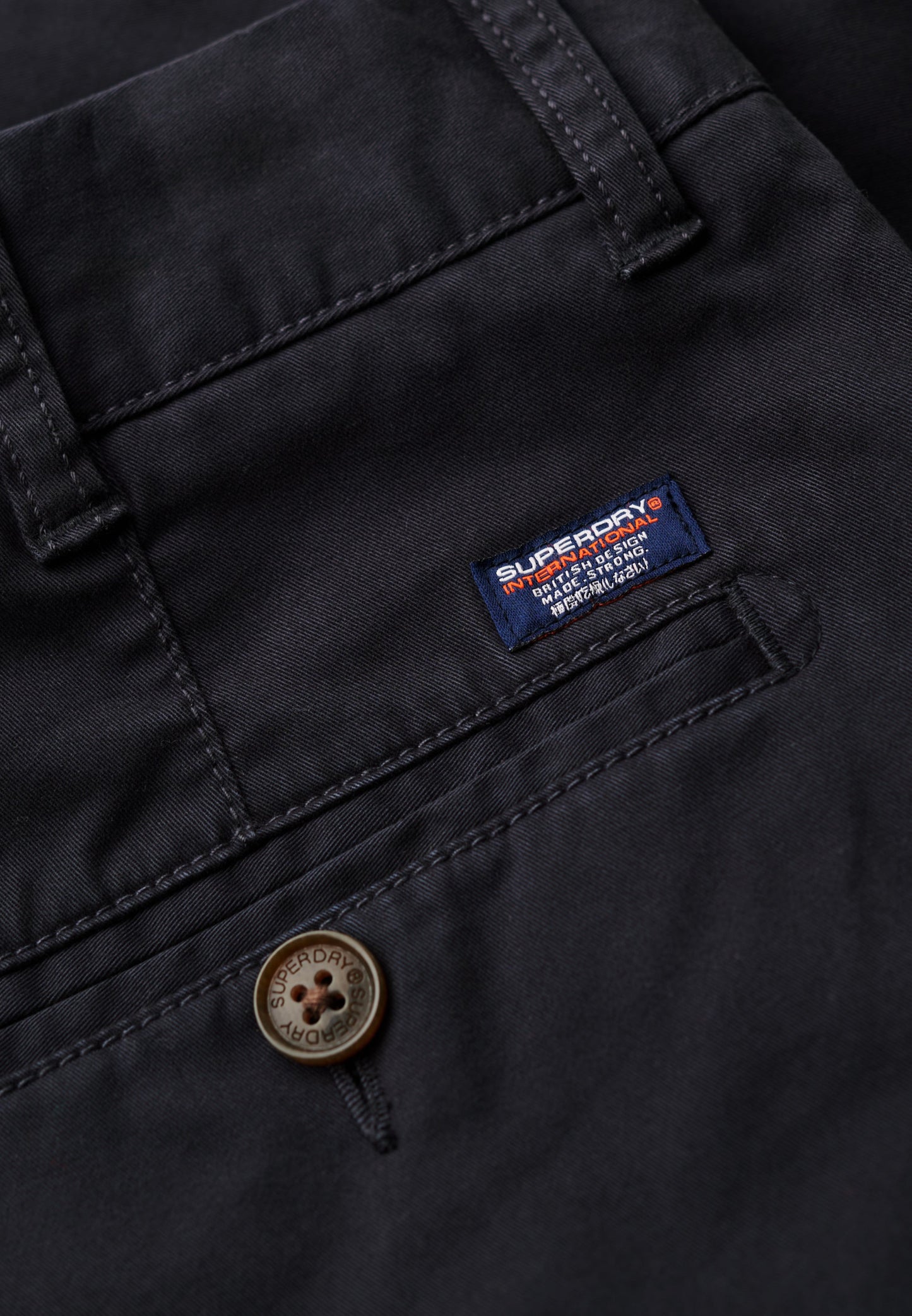 Vintage Slim Fit Chino Short | Midnight Navy