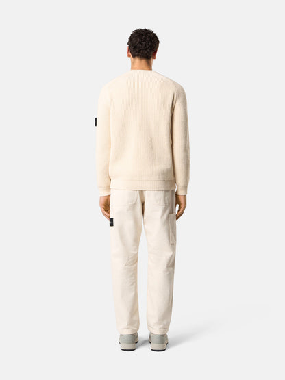 3100001 NATURAL COTTON GABARDINE_STONE ISLAND RAW BEAUTY