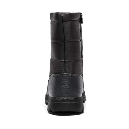 (Limited Time 70% Discount Event) Men's 2024 Winter New Style WarmWaterproof Non-Slip Puncture-Resistant One-Step Snow Boots Orthopedic Ankle Support Wide Toe Arch Support Hiking Boots