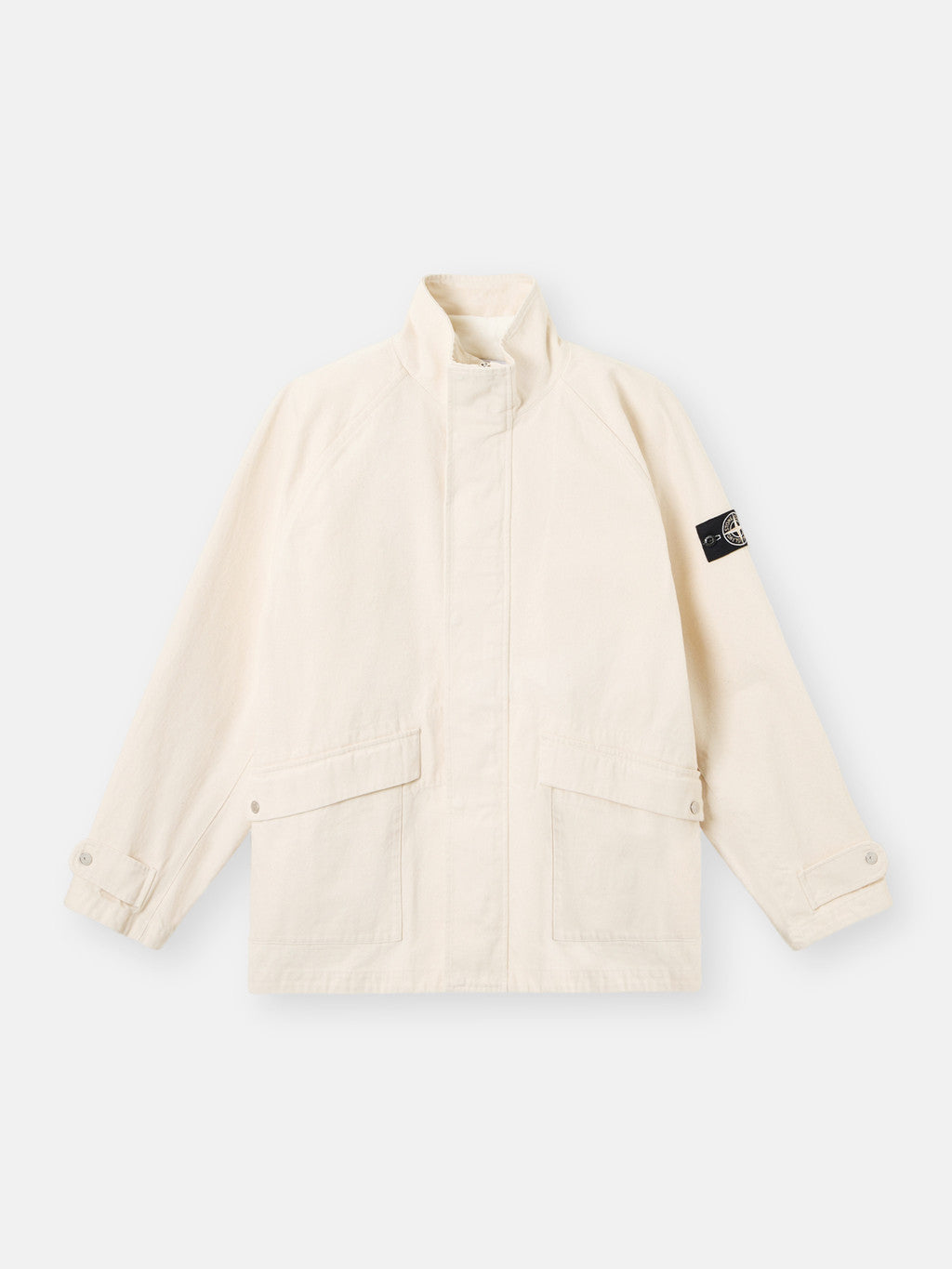 4100002 NATURAL COTTON GABARDINE_STONE ISLAND RAW BEAUTY