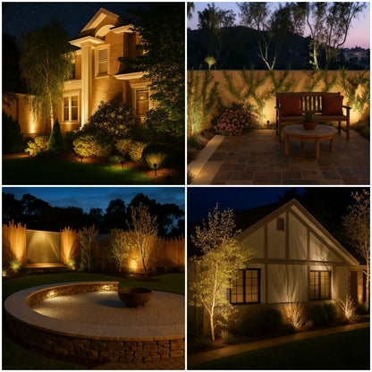 Solar Powered Landscape Spotlight