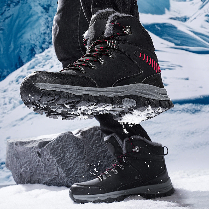 (Limited Time Event 49% OFF) Men Winter Waterproof and Cold Warm Snow Boots Orthopedic Arch Support Wide Toe Work Boots