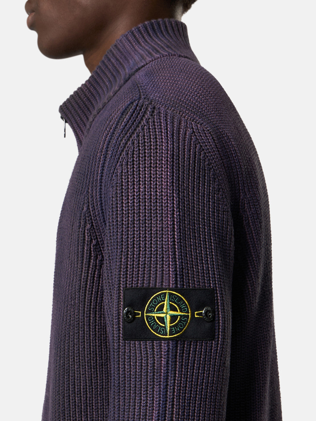 5100017 FISHERMAN'S RIB ORGANIC COTTON WITH TWO-COLOUR SPRAY