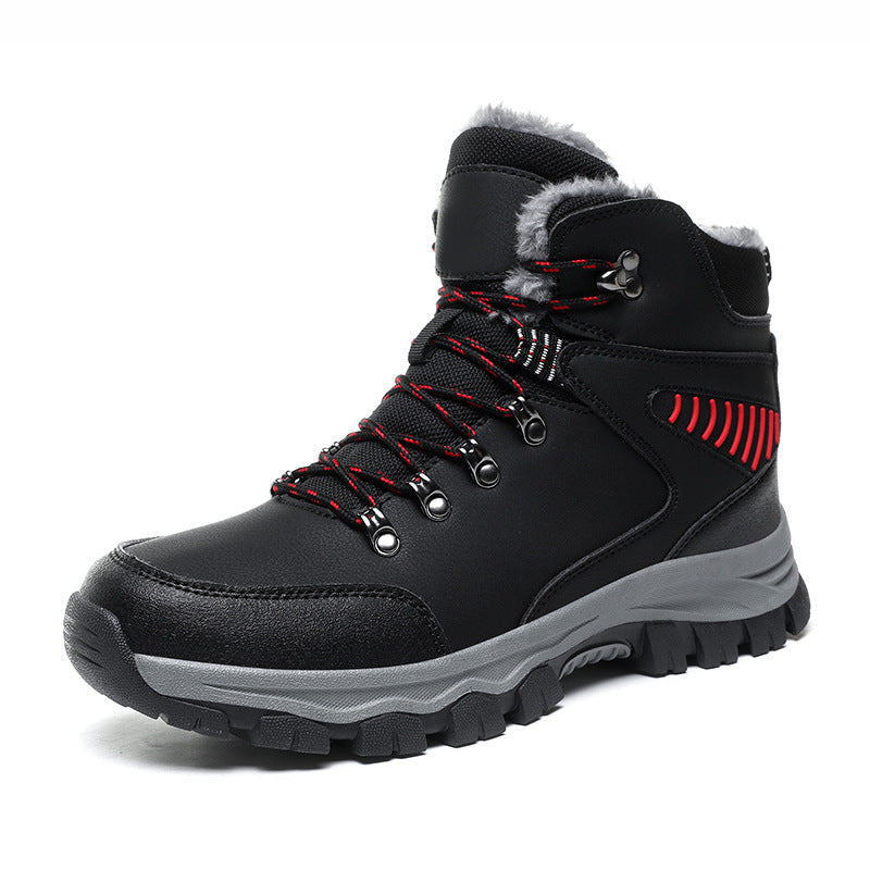 (Limited Time Event 49% OFF) Men Winter Waterproof and Cold Warm Snow Boots Orthopedic Arch Support Wide Toe Work Boots