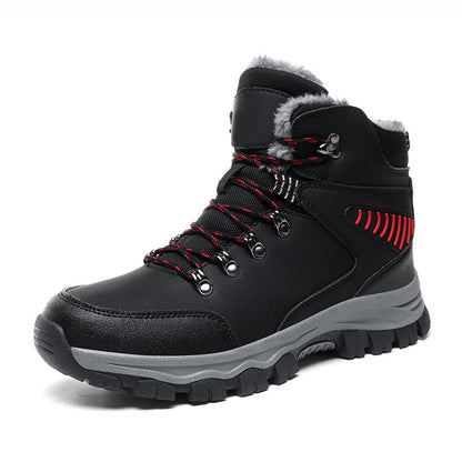 (Limited Time Event 49% OFF) Men Winter Waterproof and Cold Warm Snow Boots Orthopedic Arch Support Wide Toe Work Boots