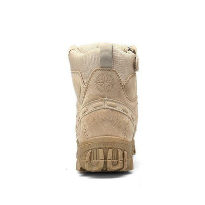 (BLACK FRIDAY SPECIAL-70%OFF)Men's  Winter Anti-Puncture Wide Toe Combat Boots Waterproof Non-Slip Orthopedic Support Work Boots