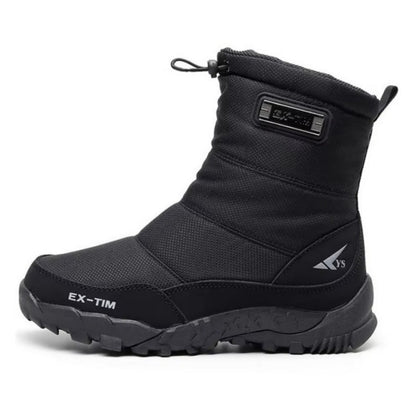 (Limited Time 70% Discount off)Men's Orthopedic Ankle Support Arch Support Snow Boots Waterproof Anti-Slip Warm&Light Hiking Boots