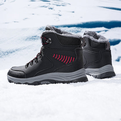 (Limited Time Event 49% OFF) Men Winter Waterproof and Cold Warm Snow Boots Orthopedic Arch Support Wide Toe Work Boots