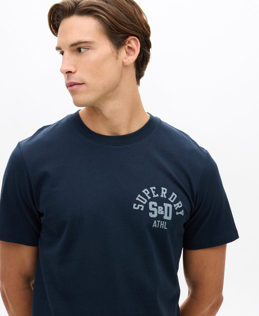 Athletic Essential Chest Tee | Eclipse Navy