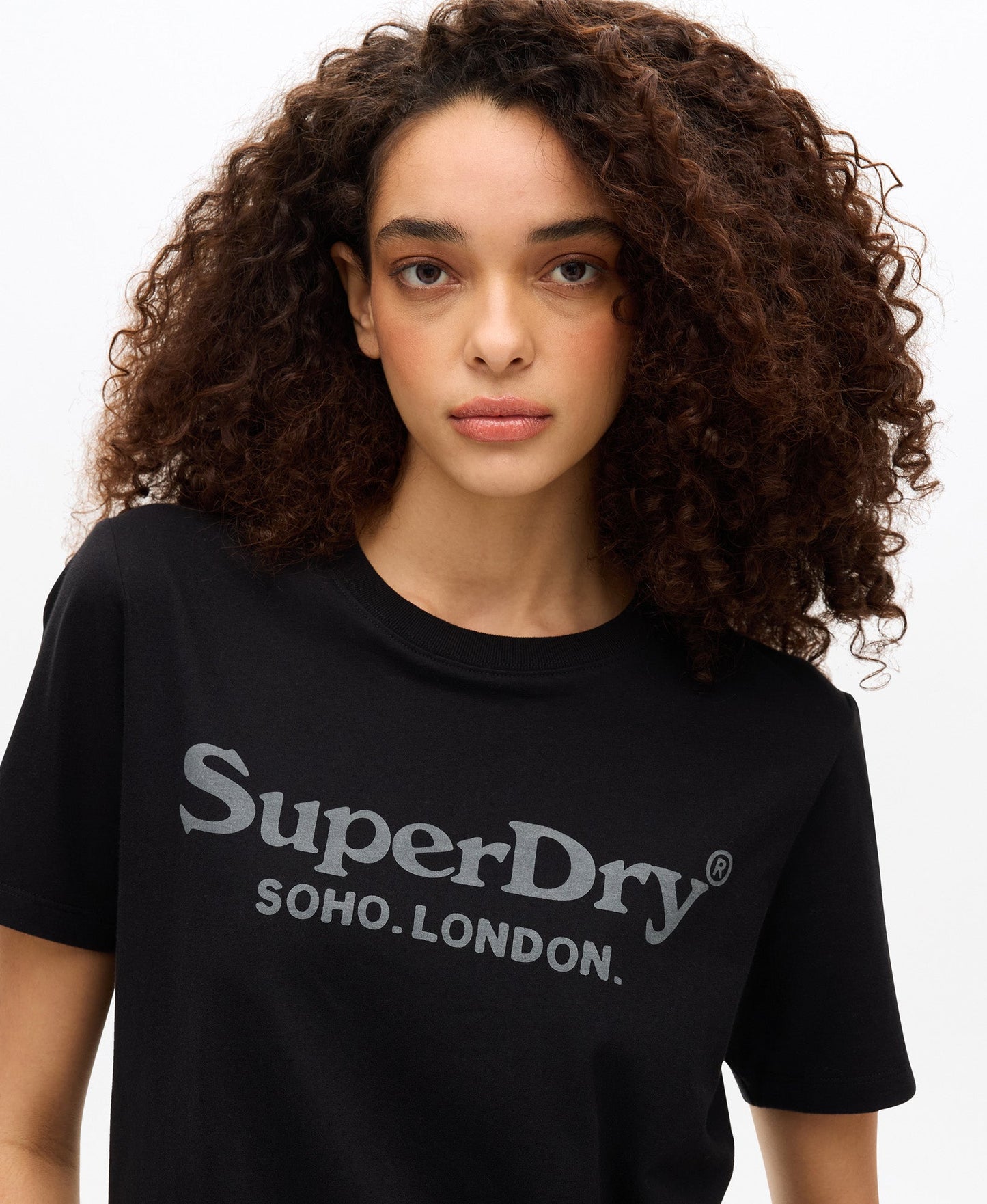 Venue Metallic Graphic Tee | Black