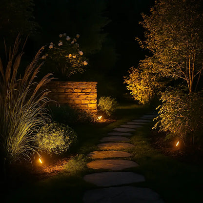 Solar Powered Landscape Spotlight