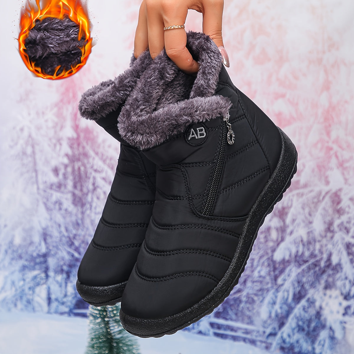 🔥Hot Sale 50% OFF - Women's Cozy Winter Waterproof Anti-Slip Orthopedic Boots
