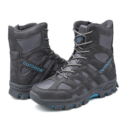 Men's Lightweight  Breathable Durable Anti-slip Hiking Boots Combat Army Boots Work Boots