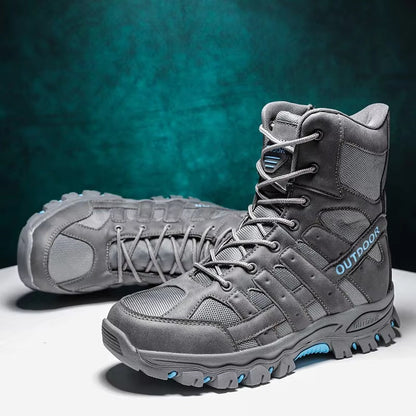 (imited Time Discount 49% off) Men's Lightweight  Breathable Durable Anti-slip Hiking Boots Combat Army Boots Work Boots
