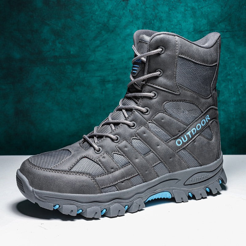 (imited Time Discount 49% off) Men's Lightweight  Breathable Durable Anti-slip Hiking Boots Combat Army Boots Work Boots