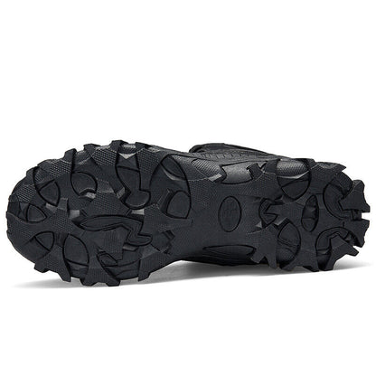 (BLACK FRIDAY SPECIAL-70%OFF)Men's  Winter Anti-Puncture Wide Toe Combat Boots Waterproof Non-Slip Orthopedic Support Work Boots