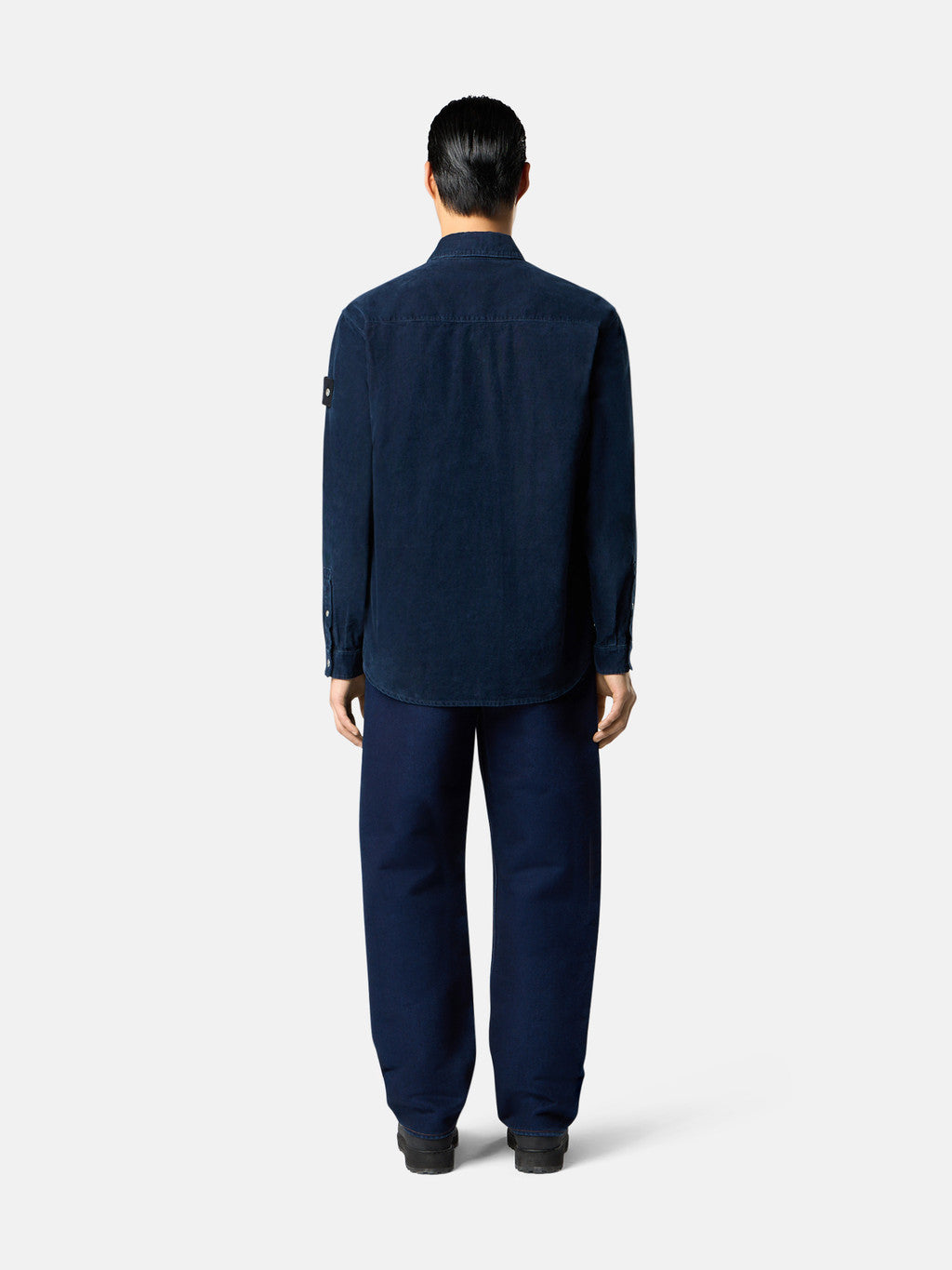 J100006 INDIGO POLYPROPYLENE DENIM-RINSED
