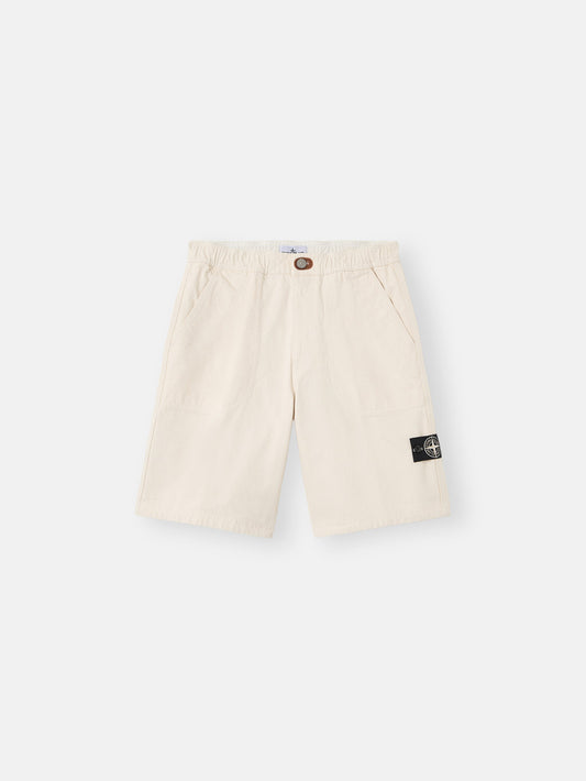 L100001 NATURAL COTTON GABARDINE_STONE ISLAND RAW BEAUTY